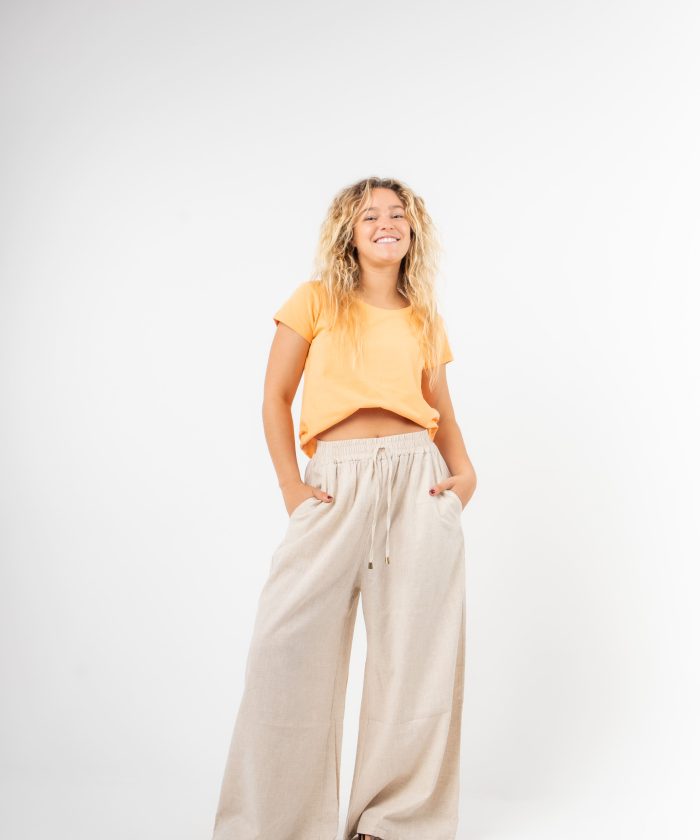 Pantalón Ancho Lino