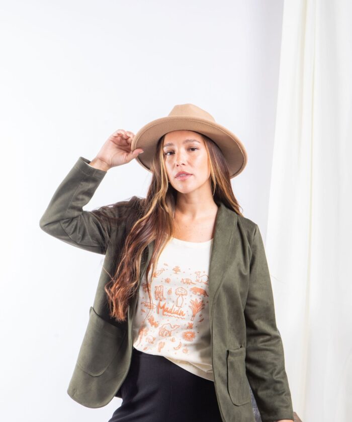 Blazer de Gamuza
