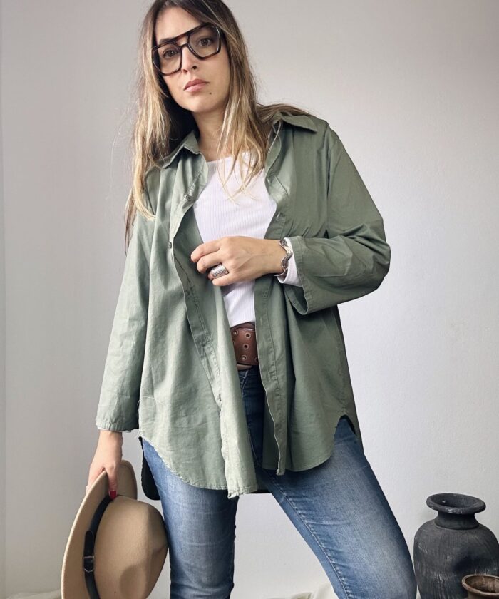 Camisa Maxi Popelina