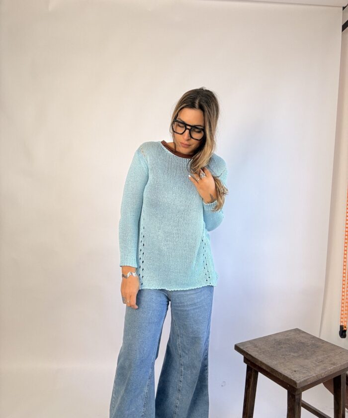 Sweater de Punto Calado